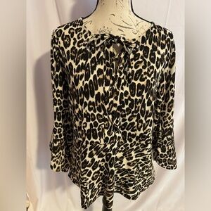Chicos animal top NWT
